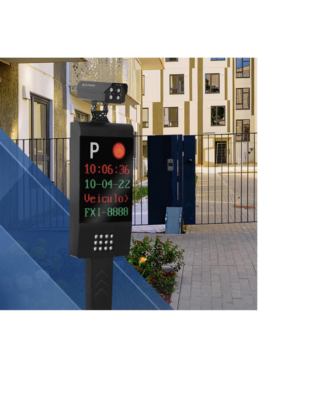 Camera leitura placa