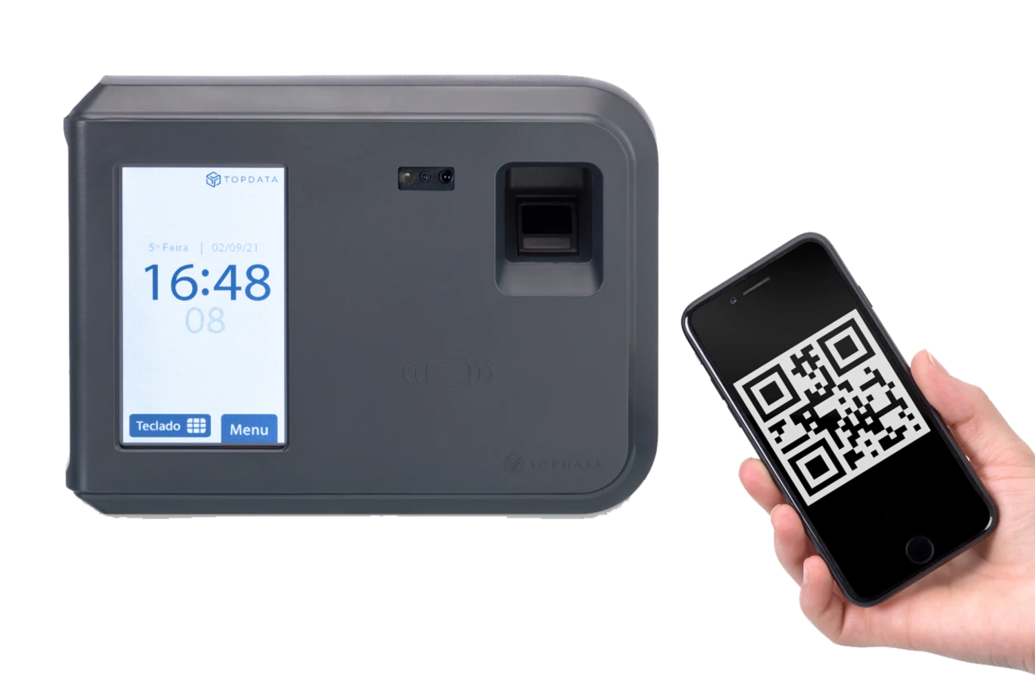 relogio de ponto eletronico qr-code